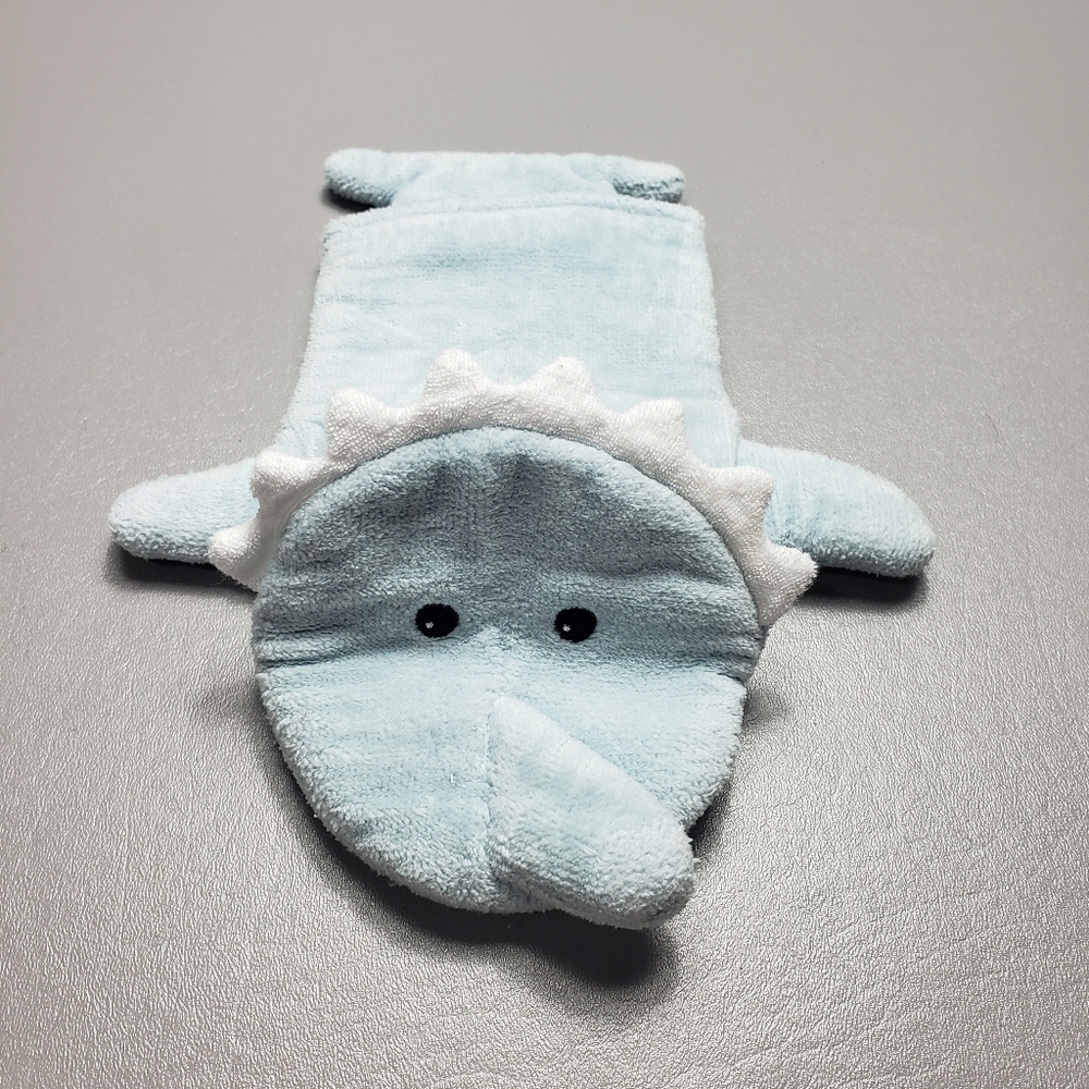 baby aspen blue dinosaur hand puppet